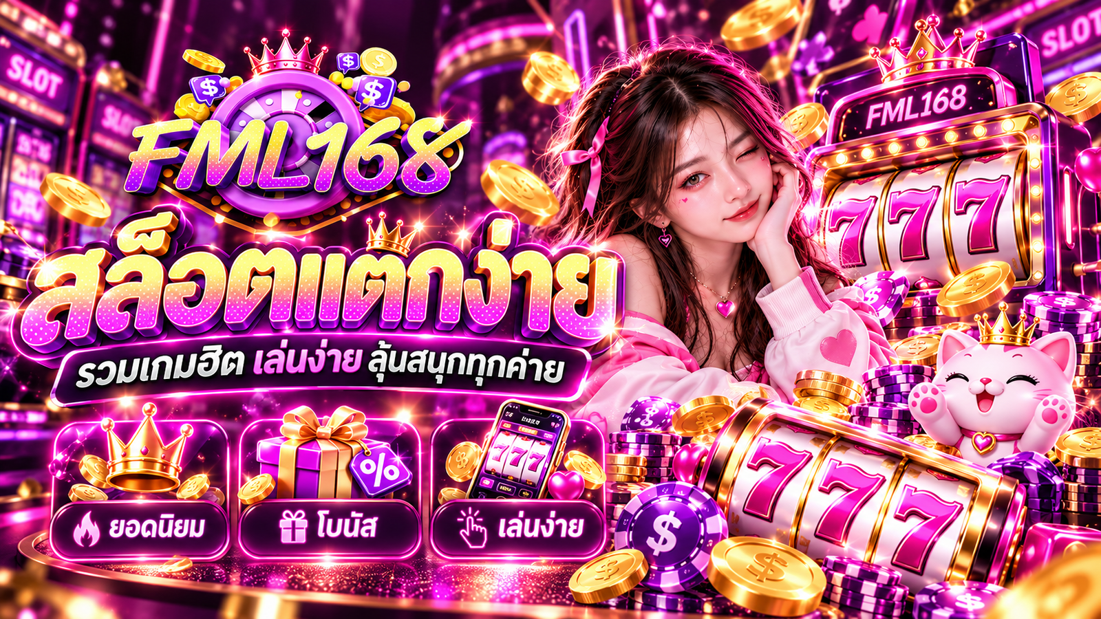FML168 สล็อตแตกง่าย